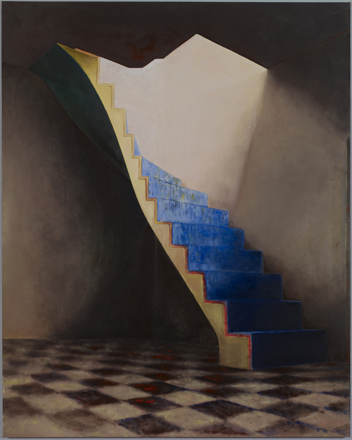 Bruno Perramant - L'escalier bleu, 2009