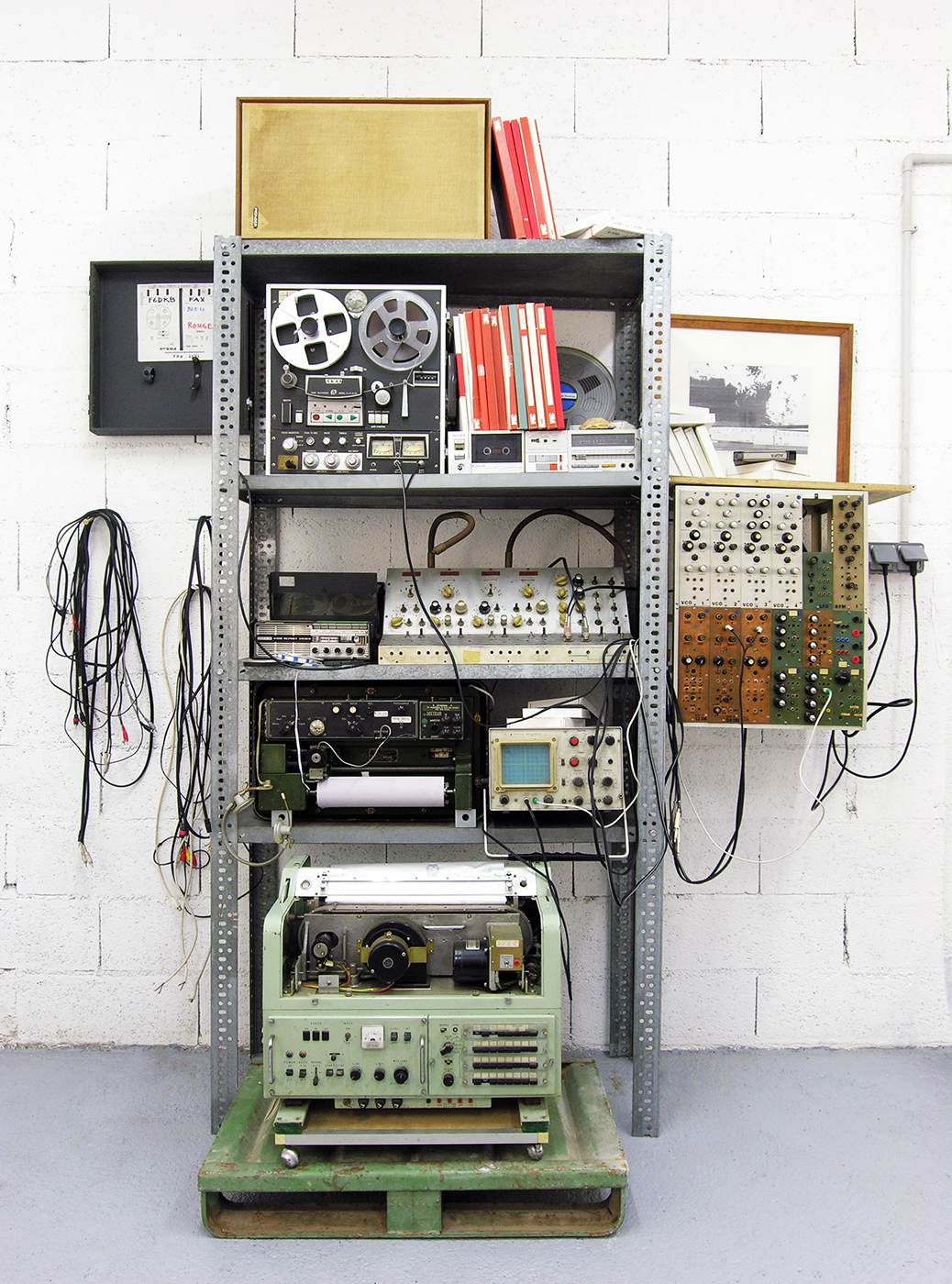 Artist studio for Sound installations & Fax pieces