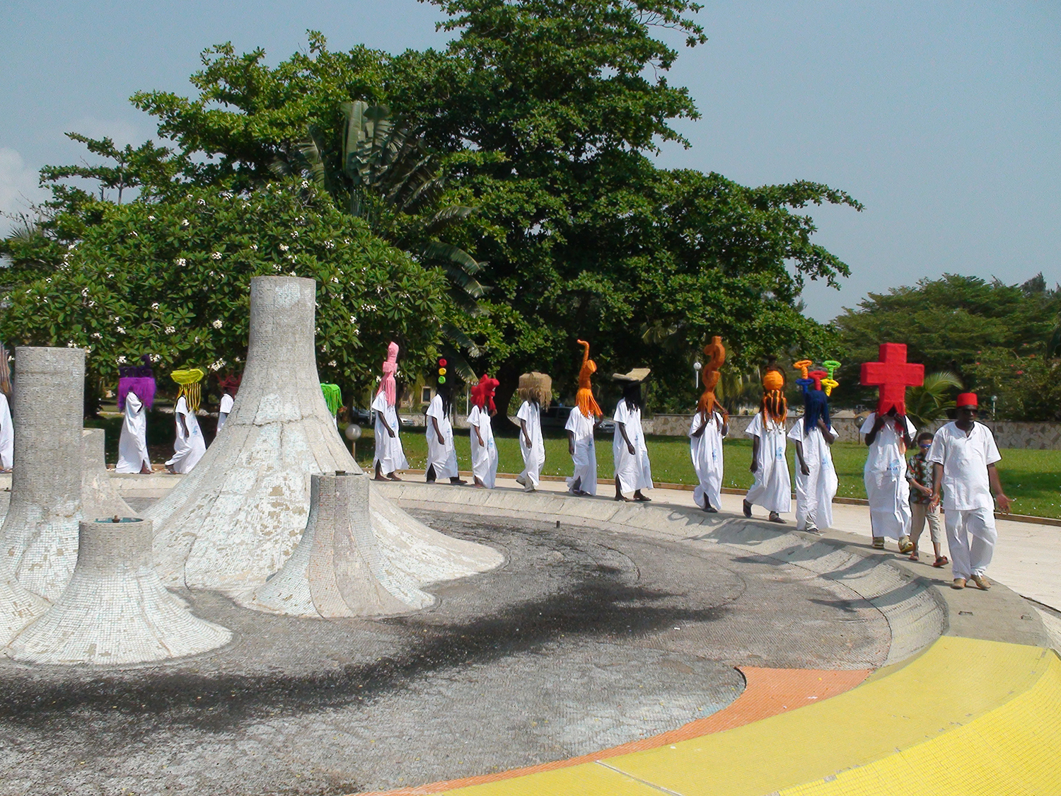 MAVA-Musee d art /  Procession view - Cotonou 17 dec 2010, 2010