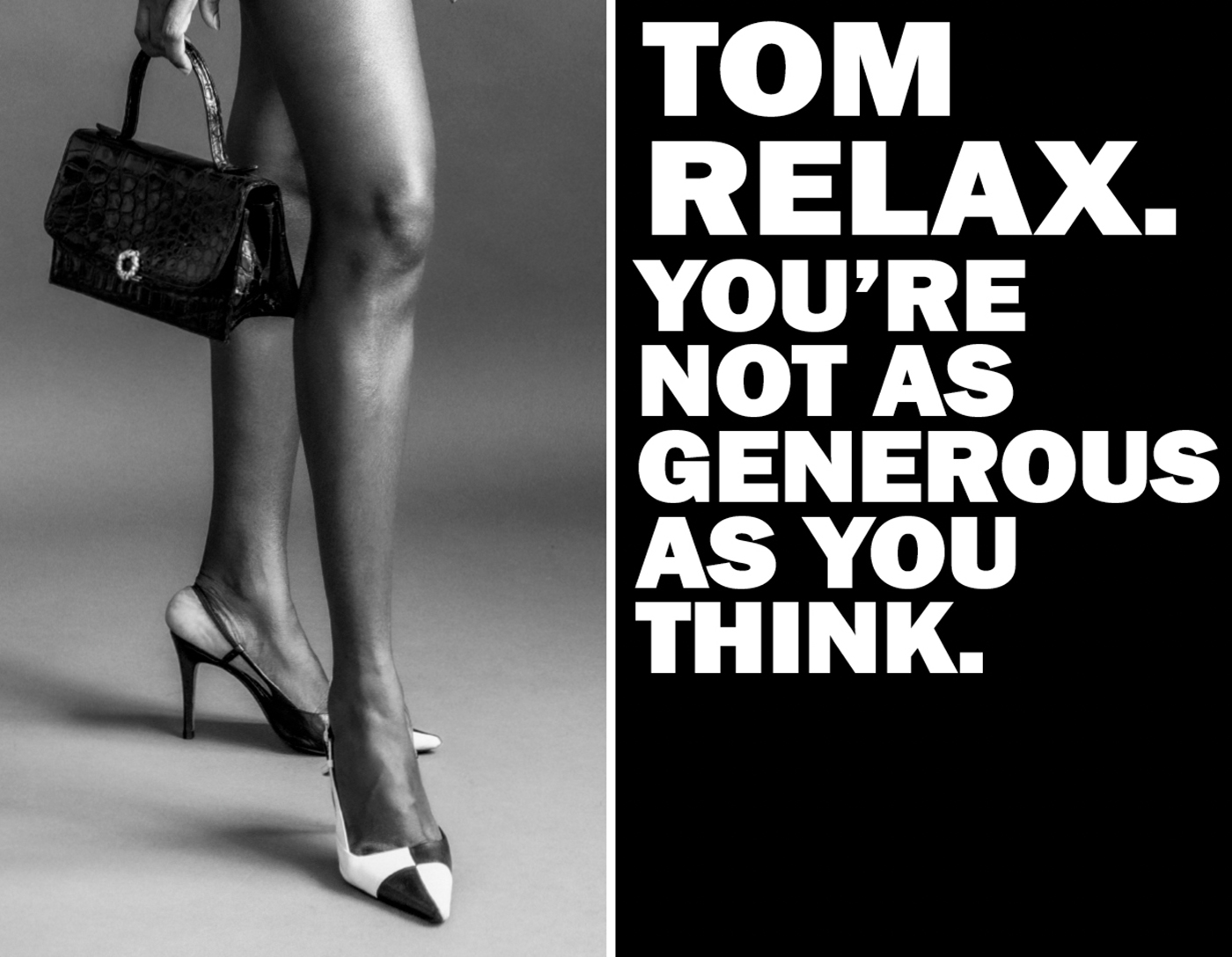 Tom Relax n°3, You are not as generous as you think, 2022