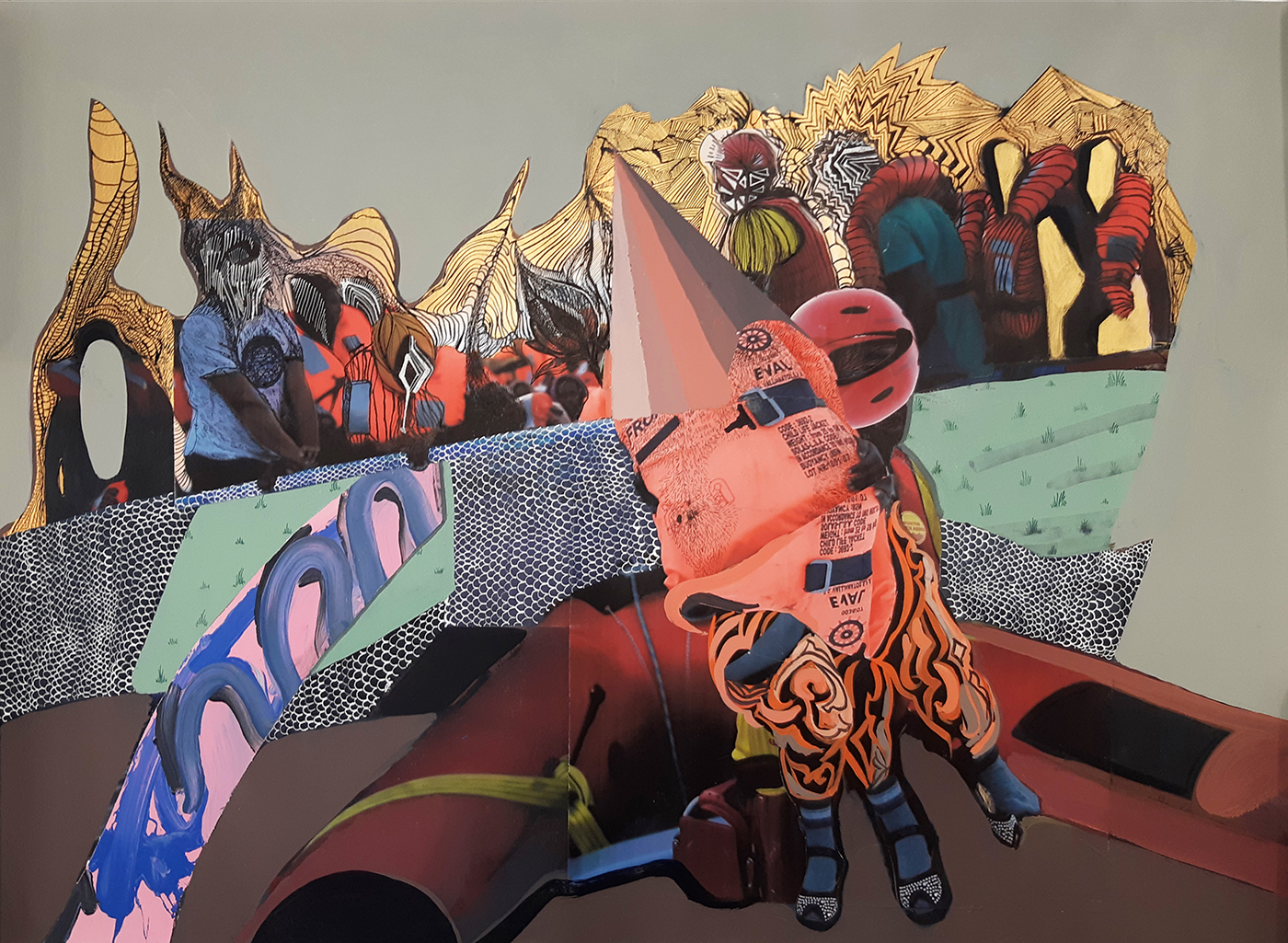 Ramin Haerizadeh, Rokni Haerizadeh, Hesam Rahmanian  - Where is Waldo?, 2017