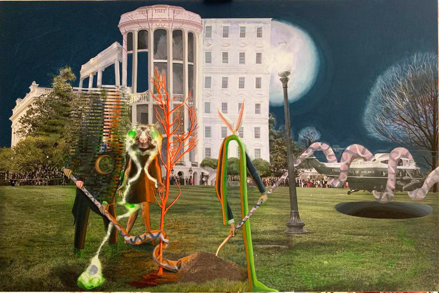 Ramin Haerizadeh, Rokni Haerizadeh, Hesam Rahmanian  - By Concord The World One Can Take !, 2019