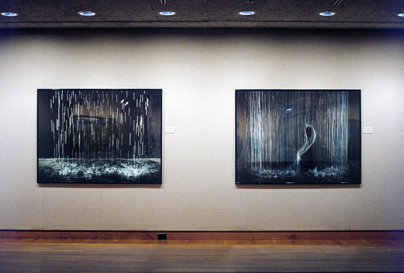 Patrick Tosani - La pluie virgule (série pluie), 1986
