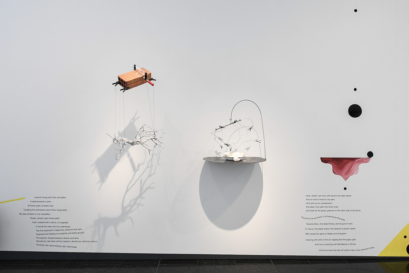 Ramin Haerizadeh, Rokni Haerizadeh, Hesam Rahmanian  - Exhibition view - The Maids, 2017