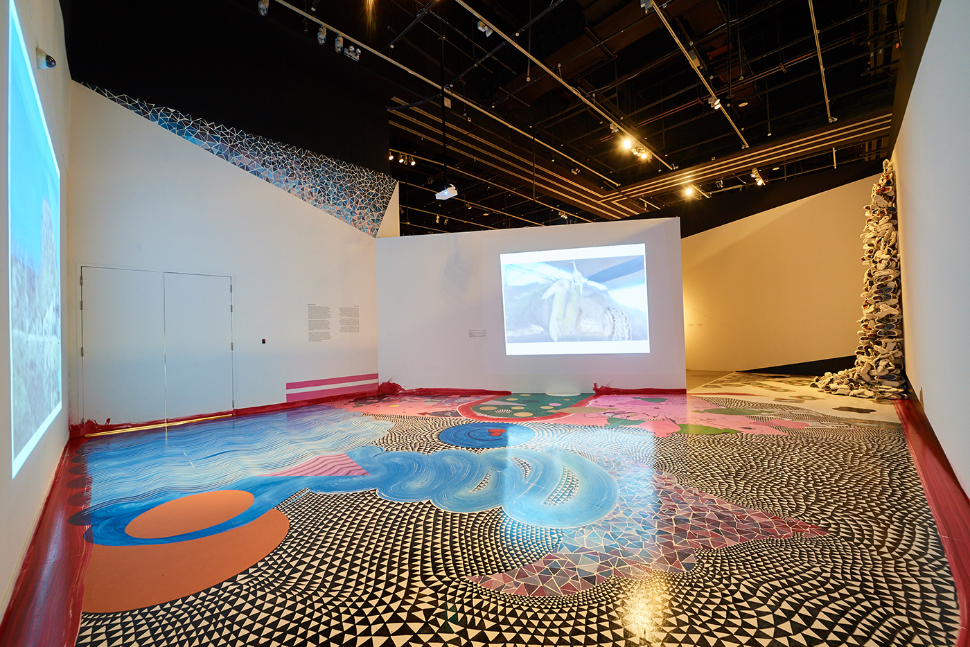 Ramin Haerizadeh, Rokni Haerizadeh, Hesam Rahmanian  - Installation view - The Creative Act: Performance, Process, Presence, 2017