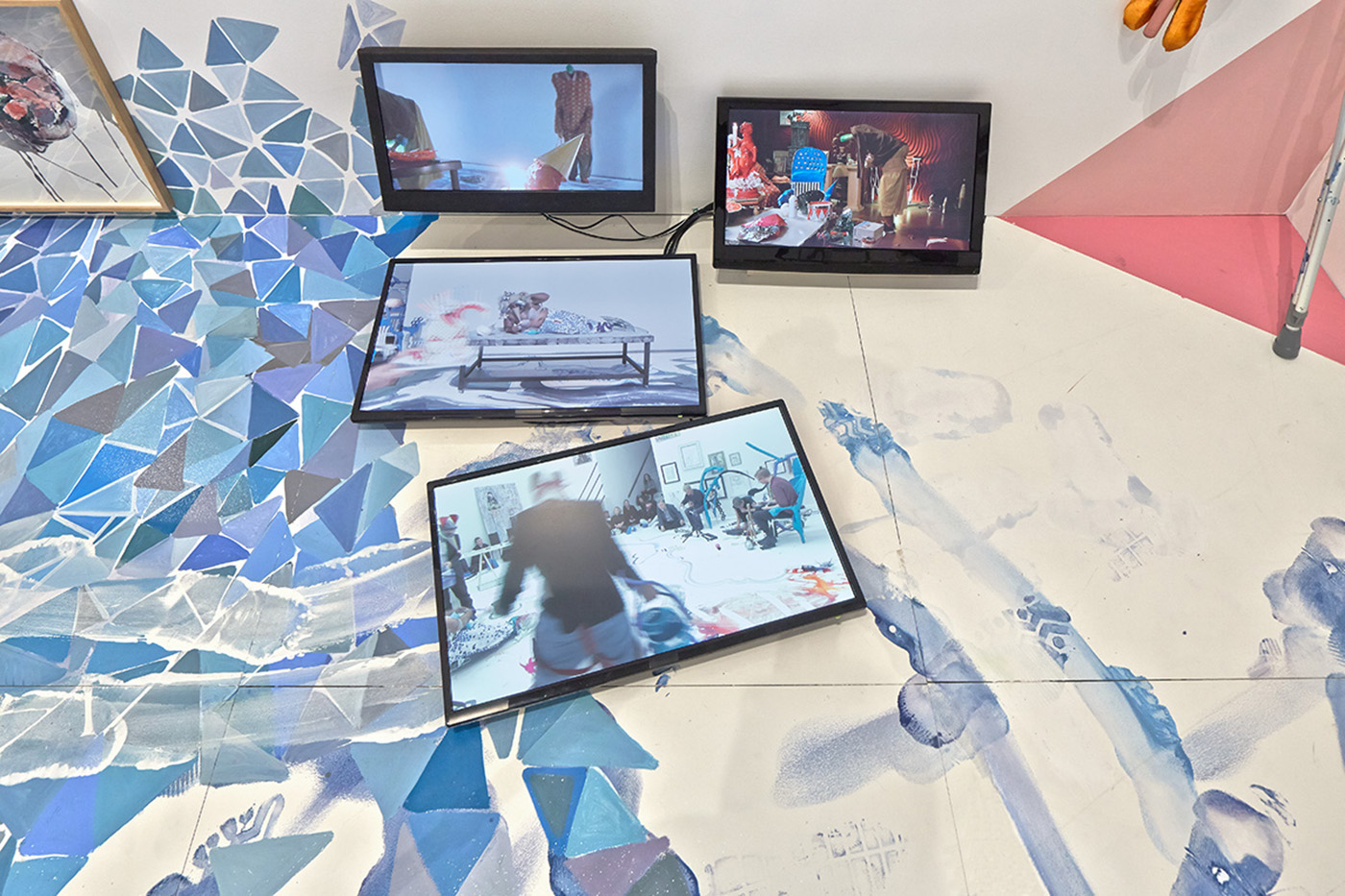 Ramin Haerizadeh, Rokni Haerizadeh, Hesam Rahmanian  - Exhibition view - The Birthday Party, 2015