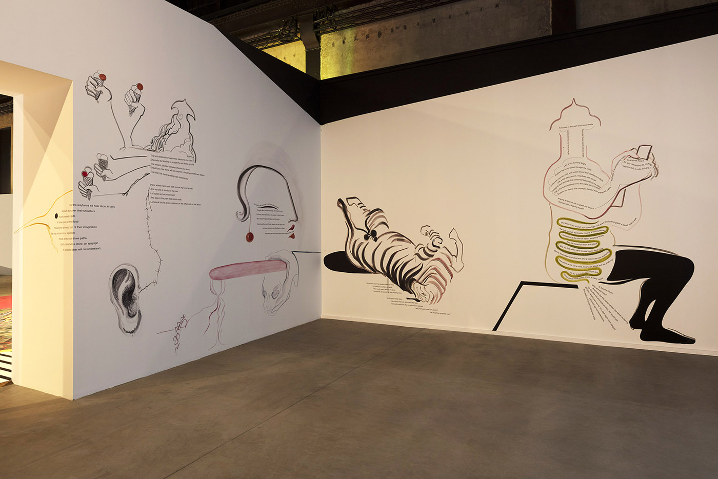 Ramin Haerizadeh, Rokni Haerizadeh, Hesam Rahmanian  - Forgive me, distant wars, for bringing flowers home, 2018