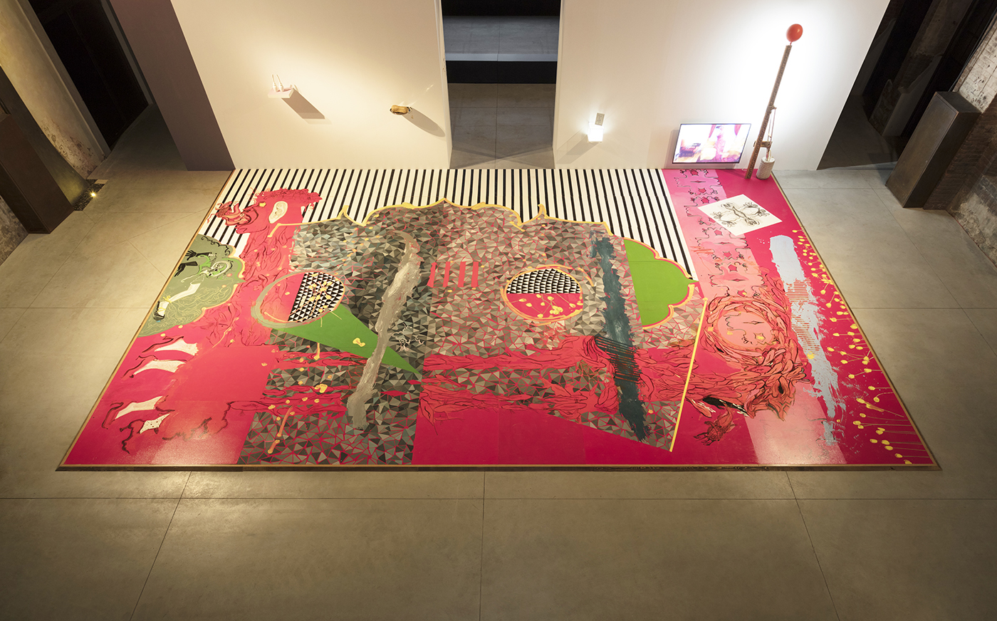 Ramin Haerizadeh, Rokni Haerizadeh, Hesam Rahmanian  - Forgive me, distant wars, for bringing flowers home, 2018
