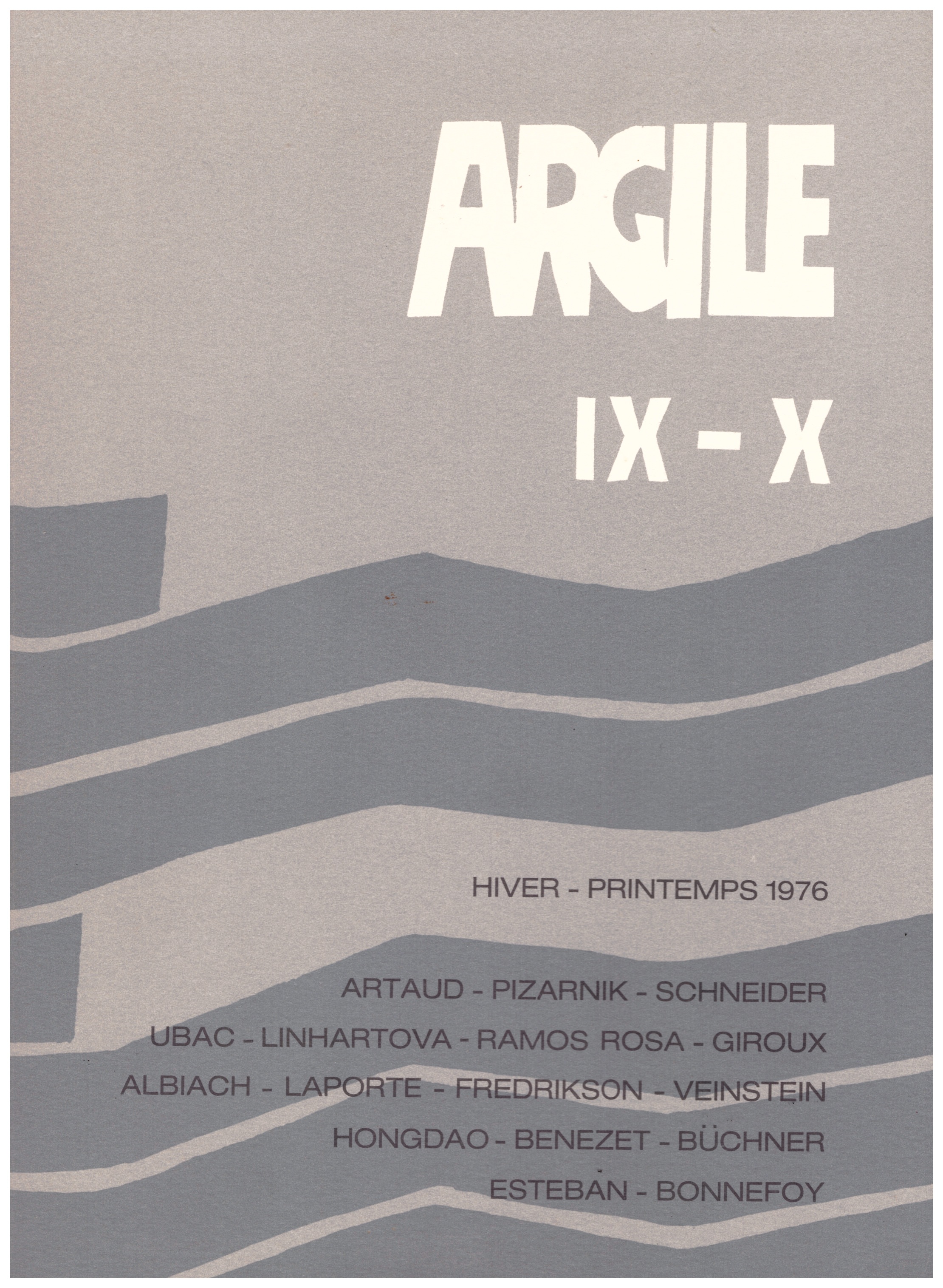 Argile IX-X