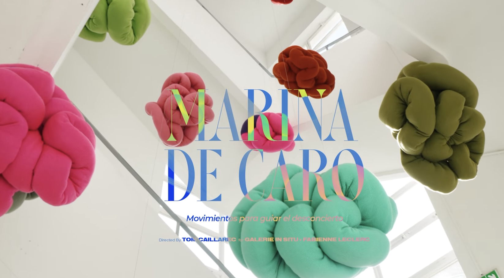 Marina De Caro - Movimientos Para Guiar El Desconcierto - Galerie In Situ - Fabienne Leclerc (2023)